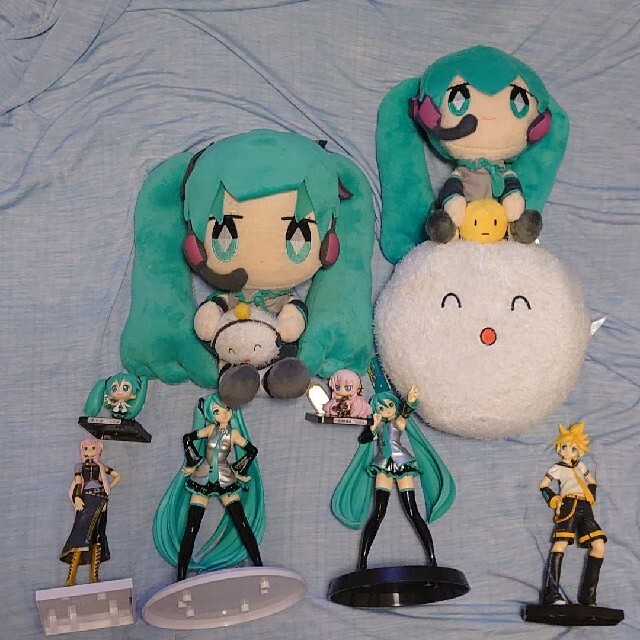 キャラクターグッズ初音ミク ボカロ ぬいぐるみ&フィギュア 8点セット