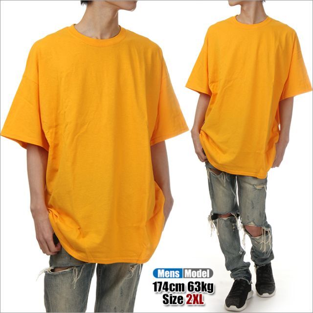 GILDAN(ギルタン)の【新品】ギルダン 半袖 Tシャツ 2XL ゴールド 無地 メンズ 大きいサイズ メンズのトップス(Tシャツ/カットソー(半袖/袖なし))の商品写真