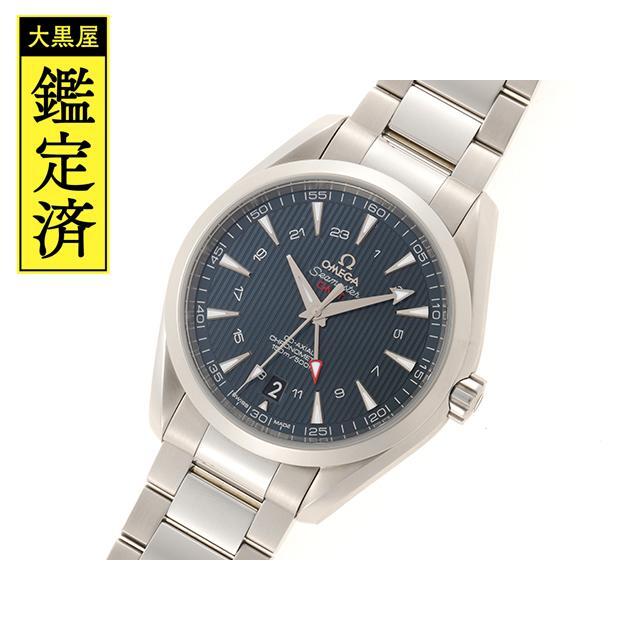 得価好評 OMEGA - オメガ 時計 シーマスター アクアテラ GMT 自動巻 SS ...