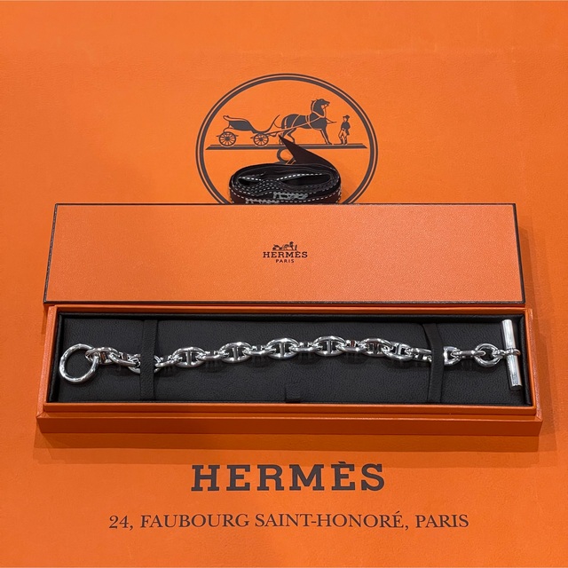 新品未使用 レア HERMES エルメス シェーヌダンクル MM 17