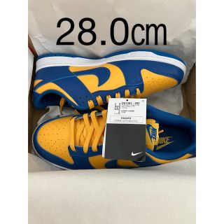 ナイキ(NIKE)のダンク LOW レトロ Blue Jay and University Gold(スニーカー)