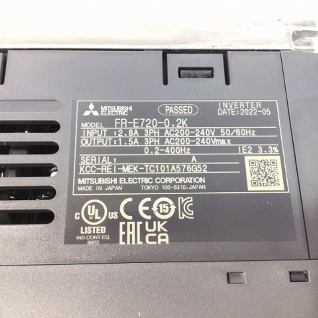 三菱電機/MITSUBISHI工具(その他)FR-E720-0.2K