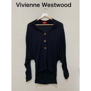 ヴィヴィアンウエストウッド(Vivienne Westwood)の希少☆Vivienne Westwood red label 変形カーディガンM(カーディガン)