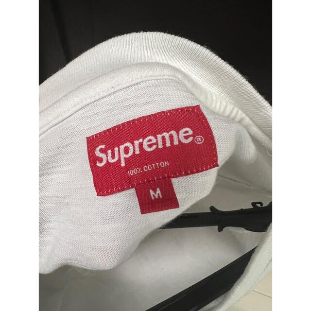 supreme Pocket tee　white