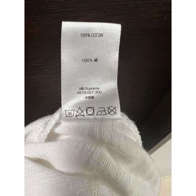 supreme Pocket tee　white