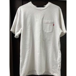 シュプリーム(Supreme)のsupreme Pocket tee　white(Tシャツ/カットソー(半袖/袖なし))