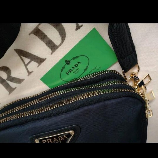 PRADA(プラダ)のPRADA プラダ ノベルティ ポーチ ブラック レディースのバッグ(ショルダーバッグ)の商品写真