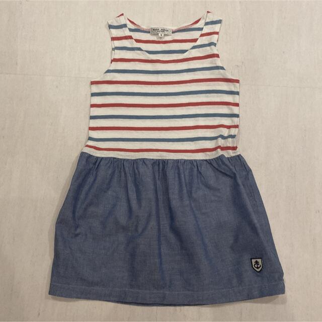 PETIT BATEAU(プチバトー)のtre coton enfant Sサイズ　2-3歳 キッズ/ベビー/マタニティのキッズ服女の子用(90cm~)(ワンピース)の商品写真