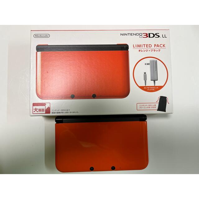 完品】ニンテンドー3DS LL リミテッドパック オレンジ×ブラック - www 