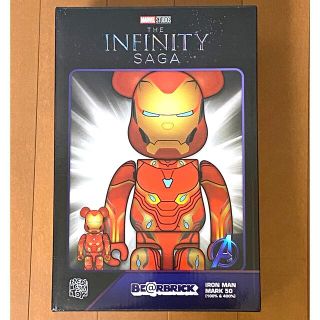 ベアブリック(BE@RBRICK)のBE@RBRICK IRON MAN MARK 50 100％ & 400％(キャラクターグッズ)