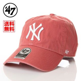 フォーティセブン(47 Brand)の【新品】47BRAND キャップ NY ヤンキース 帽子 アイランドレッド(キャップ)