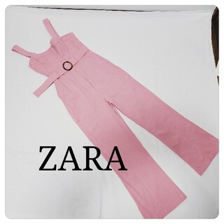 ザラ(ZARA)のZARA サロペット ピンク サイズ  Used S(サロペット/オーバーオール)