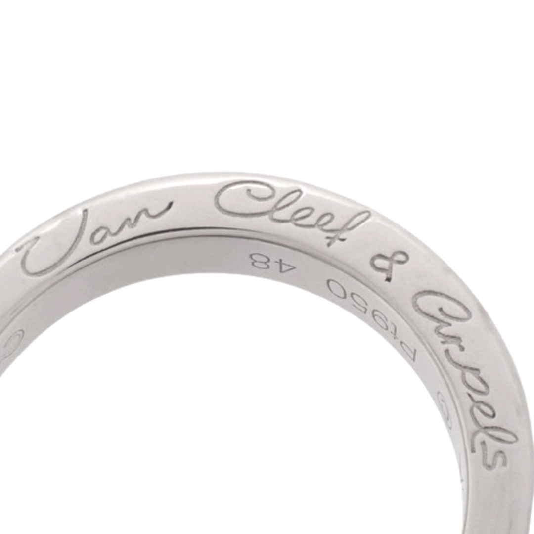 ヴァンクリーフ＆アーペルリング・指輪 ニューヨーク マリッジリング Pt950プラチナ シルバー銀 40802030630