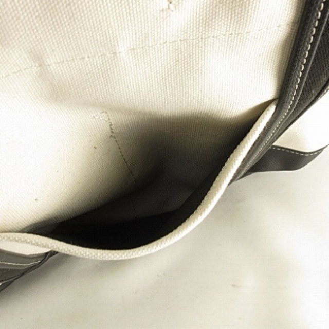 PORTER(ポーター)のポーターガール ボーイフレンド トートバッグ M オフホワイト ブラック レディースのバッグ(トートバッグ)の商品写真
