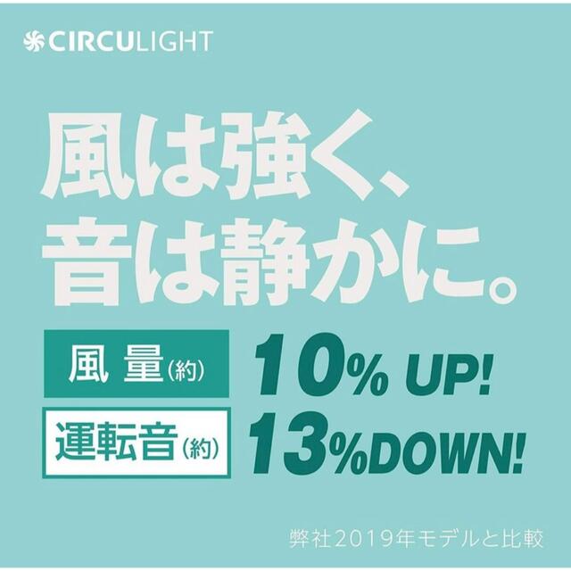 ドウシシャ(ドウシシャ)の【新品未使用】ドウシシャ　CIRCULIGNT サーキュライトファン インテリア/住まい/日用品のライト/照明/LED(天井照明)の商品写真