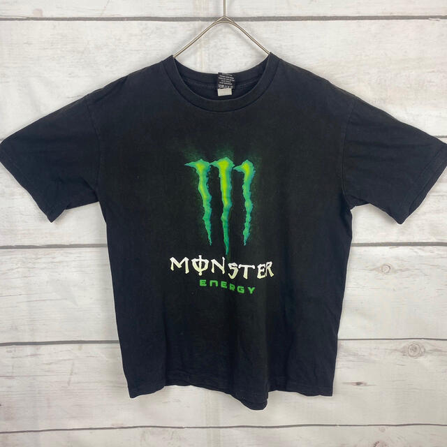 Monster モンスター　商品ロゴ　半袖Tシャツ　両面ロゴ　Ｌサイズ メンズのトップス(Tシャツ/カットソー(半袖/袖なし))の商品写真