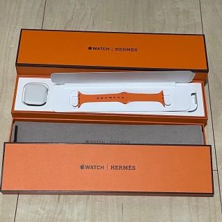 1366 Apple Watch エルメス オレンジラバー HERMES-