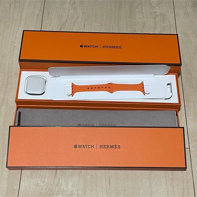 Apple Watch Hermès 41mm 付属品 ラバーバンド＋空箱