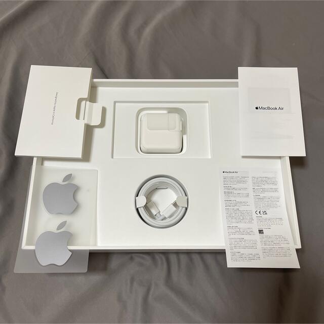 Apple(アップル)のM1 Macbook Air 8GB 256GB スペースグレイ スマホ/家電/カメラのPC/タブレット(ノートPC)の商品写真