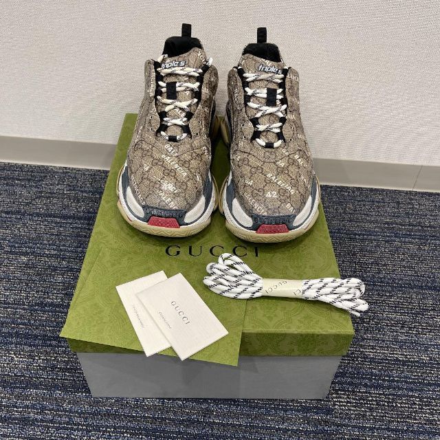 Ba - グッチ×バレンシアガ ハッカープロジェクト トリプルS 42の通販