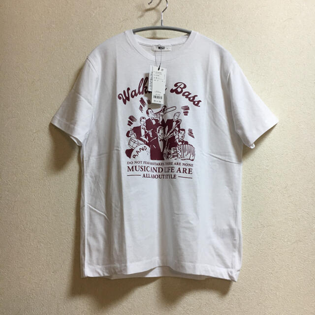 WEGO(ウィゴー)のWEGO ウィゴー 新品　白　Tシャツ メンズのトップス(Tシャツ/カットソー(半袖/袖なし))の商品写真