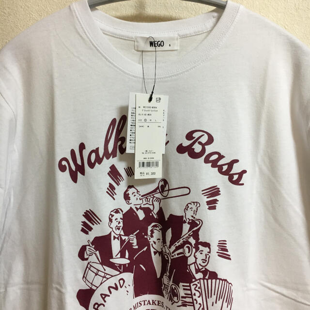 WEGO(ウィゴー)のWEGO ウィゴー 新品　白　Tシャツ メンズのトップス(Tシャツ/カットソー(半袖/袖なし))の商品写真