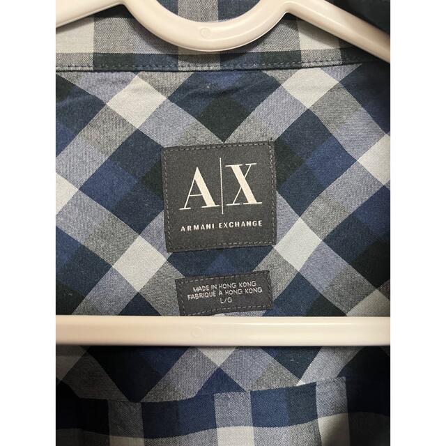 ARMANI EXCHANGE(アルマーニエクスチェンジ)のARMANI exchange 美品 ブロックチェックシャツ メンズのトップス(シャツ)の商品写真