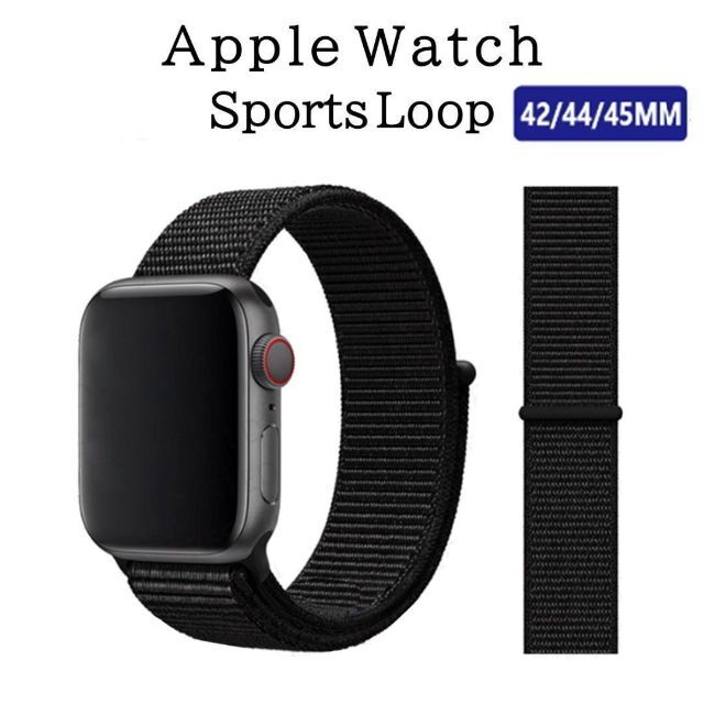 Apple Watch - Apple Watch バンド ＃1 ブラック 42/44/45の通販 by