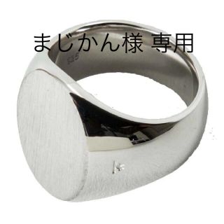 TOM WOOD Oval Silver Ring 60(リング(指輪))