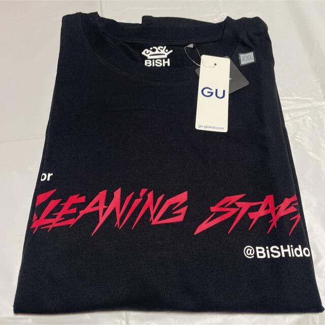 GU(ジーユー)の新品 GU BiSH グラフィックT Tシャツ コラボ 希少 ブラック XXL メンズのトップス(Tシャツ/カットソー(半袖/袖なし))の商品写真