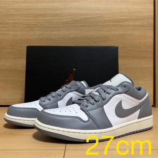 ナイキ(NIKE)のNIKE エアジョーダン1 AIR JORDAN 1LOW ヴィンテージグレー(スニーカー)