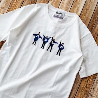 シップス(SHIPS)のSHIPS: THE BEATLES エンブロイダリー Tシャツ(Tシャツ/カットソー(半袖/袖なし))