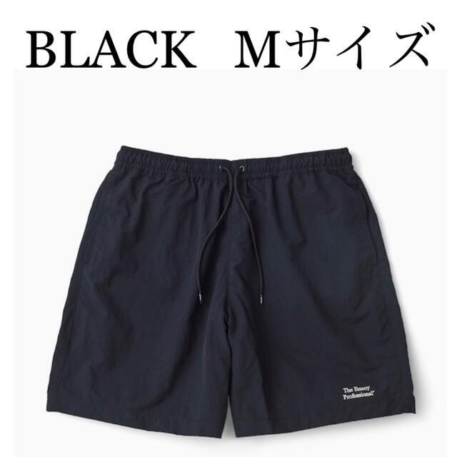 NYLON EASY SHORTS (BLACK) M ENNOY エンノイ-