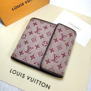 ルイヴィトン(LOUIS VUITTON)の【美品】ルイヴィトン ☆モノグラムミニ カルトクレディモネ 三つ折り財布(財布)