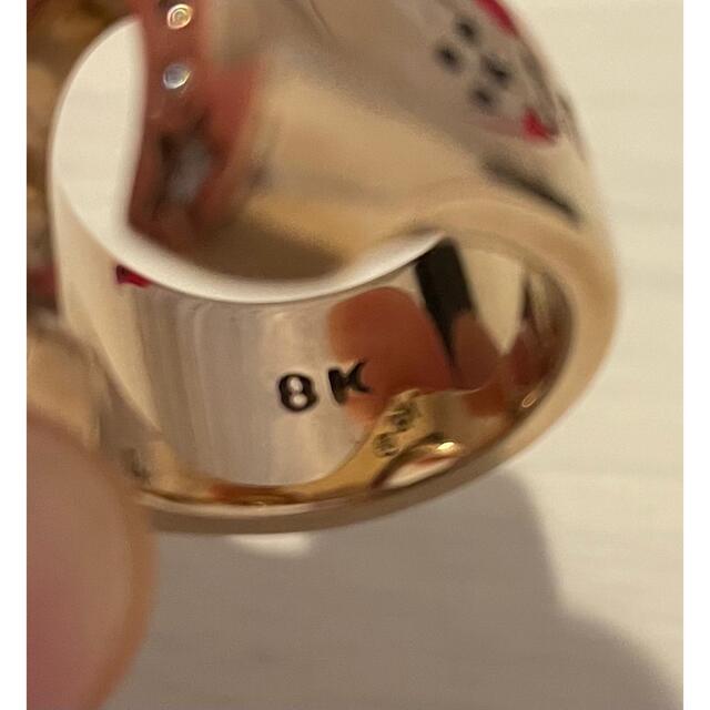 極美品 テンダーロイン H.S RING 石入り ホースシュー リング