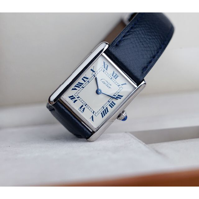 美品 カルティエ マスト タンク シルバー ローマン LM Cartier