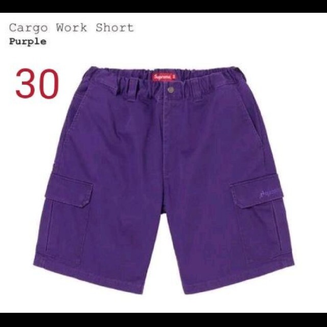 メンズsupreme cargo work short 30