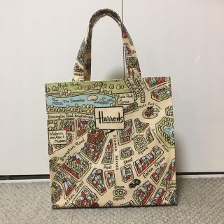 ハロッズ(Harrods)のしゅり様専用　ハロッズ　トートバッグ　新品未使用　ロンドン地図柄(トートバッグ)