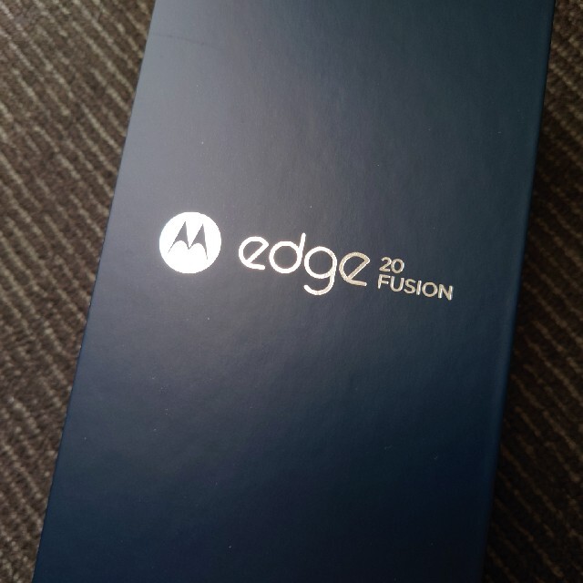 スマートフォン本体新品 Motorola edge 20 Fusion エレキグラファイト