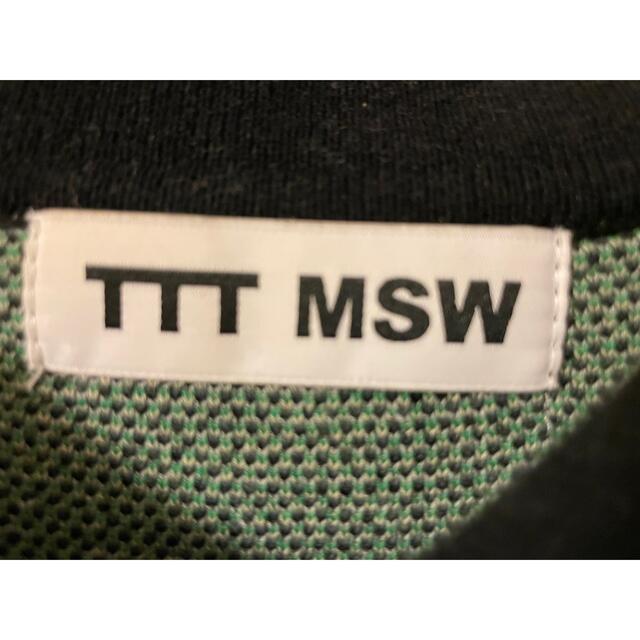 TTT_MSW 20SS ニットポロ