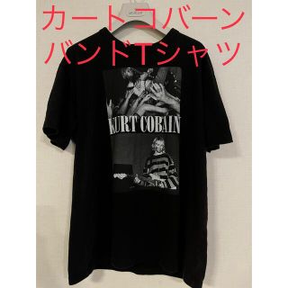 チャンピオン(Champion)のカートコバーン Kurt Cobain  バンド 半袖 Tシャツ ニルヴァーナ(Tシャツ/カットソー(半袖/袖なし))