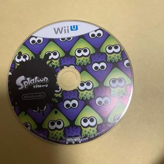 ウィーユー(Wii U)のスプラトゥーン　wii u wiiu ディスクのみ　動作確認済み(家庭用ゲームソフト)