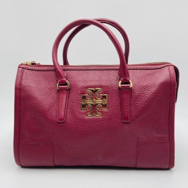 Tory Burch(トリーバーチ)の✨極美品✨ トリーバーチ ブリテン 2way ショルダーバッグ レザー ボルドー レディースのバッグ(ショルダーバッグ)の商品写真