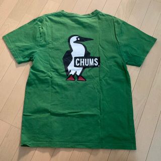 チャムス(CHUMS)のパンダ様専用］チャムス Tシャツ　Lサイズ　グリーン　希少(Tシャツ/カットソー(半袖/袖なし))