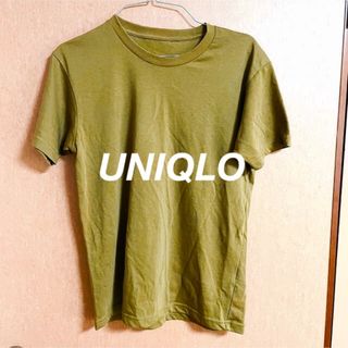 ユニクロ(UNIQLO)のUNIQLO(ユニクロ)クルーネックTシャツ　 オーカー 濃マスタードイエロー (Tシャツ(半袖/袖なし))