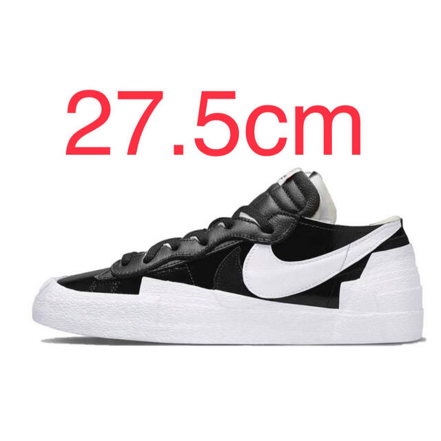 NIKE(ナイキ)のsacai × Nike Blazer Low Patent Leather メンズの靴/シューズ(スニーカー)の商品写真