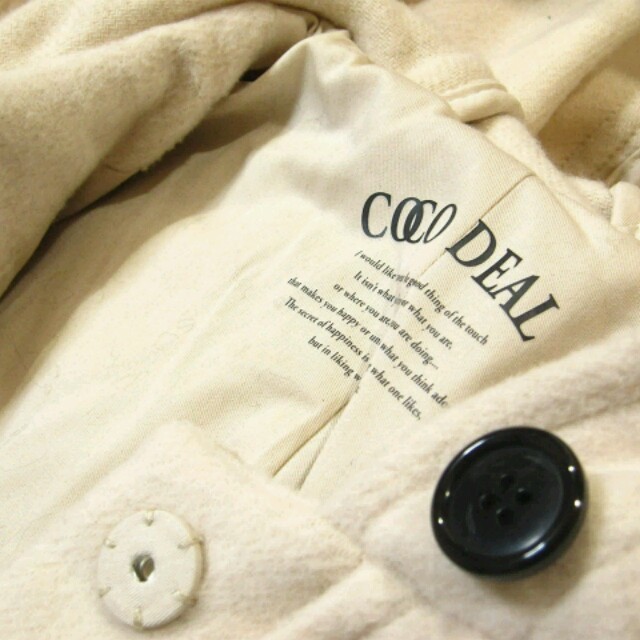 COCO DEAL(ココディール)のSサイズ　ココディール　メルトンショート丈ダッフルコート レディースのジャケット/アウター(ダッフルコート)の商品写真