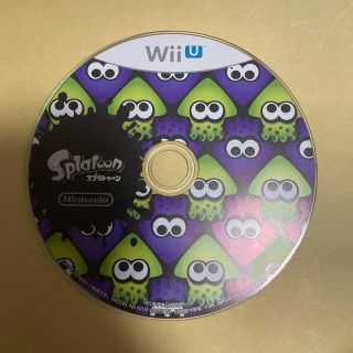 ウィーユー(Wii U)のスプラトゥーン　wii u wiiu ディスクのみ　動作確認済み(家庭用ゲームソフト)