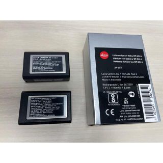 Leicaカメラバッテリー　BP-SCL5 2個セット