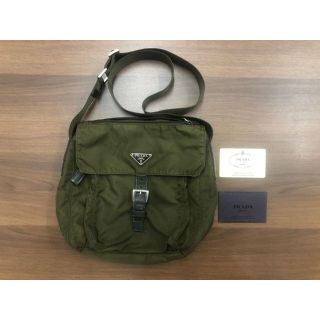 プラダ(PRADA)の(2687) PRADA プラダ ショルダーバッグ ナイロン×レザー 中古(旅行用品)